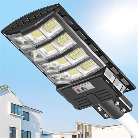 Buytha Solar Street Lights Outdoor Waterproof W Led Street Lights