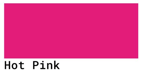 Hot Pink Color Codes The Hex Rgb And Cmyk Values That You Need