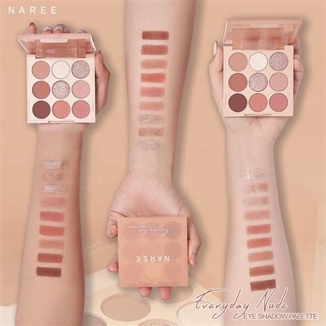 Naree Everyday Nude Eye Shadow Palette Shopee Thailand