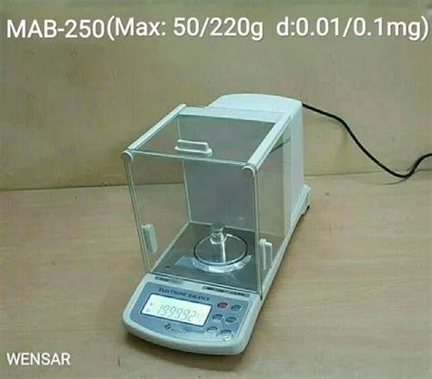 Wensar Internal Semi Micro Analytical Balance Mab Size X