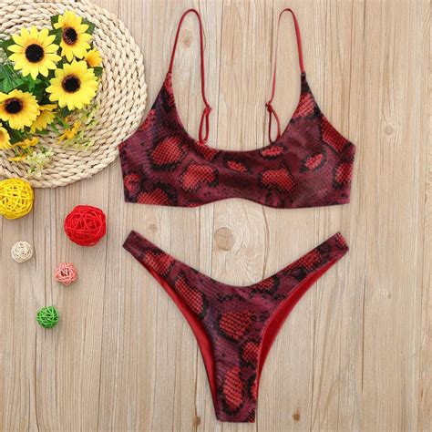 Femmes maillot de bain bikini Triangle deux pièces Grandado