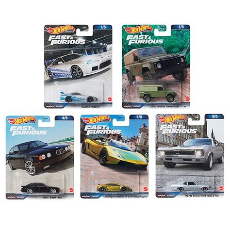 Set Miniaturas Hot Wheels Premium F F D Counting Minis