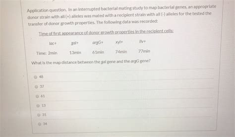 Solved Application Question Naked DNA From A Bacterial Chegg