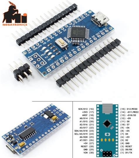 Arduino Nano V30 Avr Atmega328 Moudle No Cable