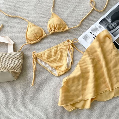 Set Bikini Chi Ti T Basic X P M M B I I T M Bi N Hai M Nh Th I Trang Sexy Quy N R