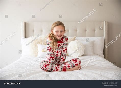 Cute Curly Haired Blonde Girl Holiday Stock Photo 2379760255 Shutterstock