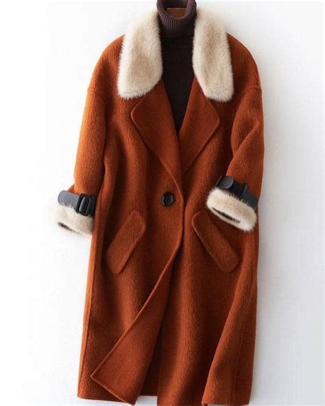 Luxury Nude Woolen Coats Oversize Long Winter Coat Double Breast Notched Artofit