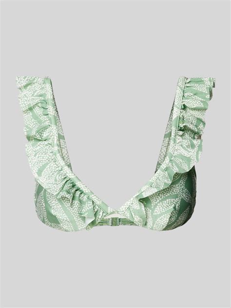 Barts Bikini Oberteil Mit Volants Modell Akamu Gruen Online Kaufen