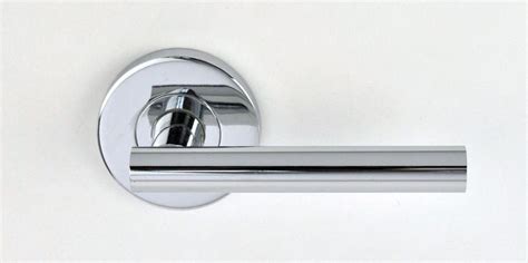 Passage Sets Mediterranean Levers Domici Finishes Satin Chrome Polished Chrome Polished