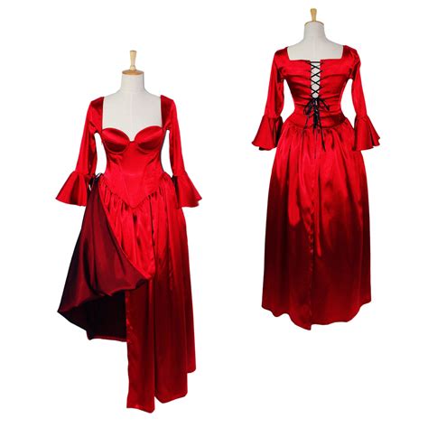 US 129 00 Fondcosplay Sexy Gothic Lolita Nude Breasted O Dress The Story Of O With Bra Red