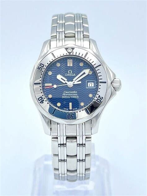 Omega Seamaster Professional 300m 258280 Blue Dial 28mm Ladies Quartz
