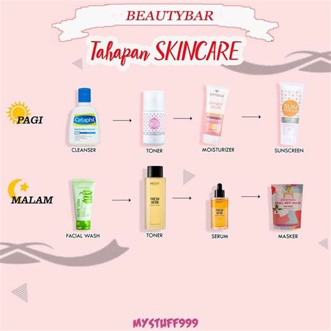 Tahapan Skincare 2 10 Perawatan Kulit Perawatan Rutinitas Perawatan