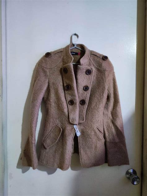 ETAM Nude Winter Jacket Can Fit Upto Medium Women S Fashion Coats Jackets And Outerwear On