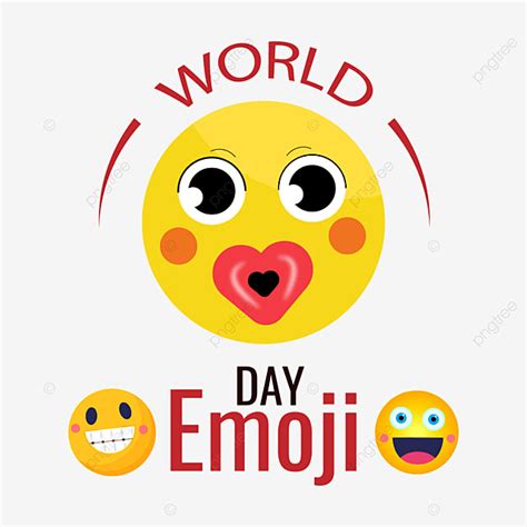 Happy Emoji 3d Vector Hd Images Happy Emoji Day With Colorfull Design