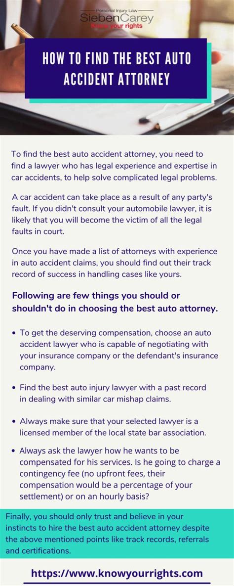 How To Find The Best Auto Accident Attorney by Knowyourright - Issuu