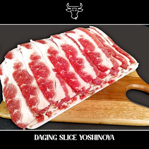 Jual Daging Slice Shortplate Yoshinoya US Daging Sapi Slice 1 Kg