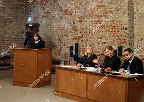 Pussy Riots Yekaterina Samutsevich L Sits Editorial Stock Photo Stock