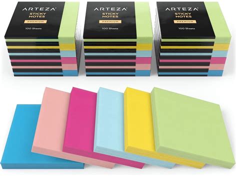 Sticky Notes Sheets Pack Of Arteza