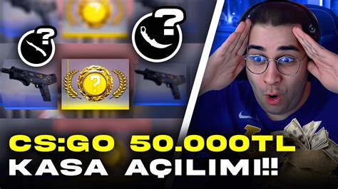 Eray 50000TL LİK CS GO KASA AÇILIMI YAPIYOR YouTube