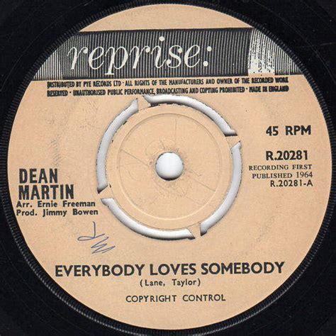 Dean Martin Everybody Loves Somebody Vinyl Records And Cds For Sale