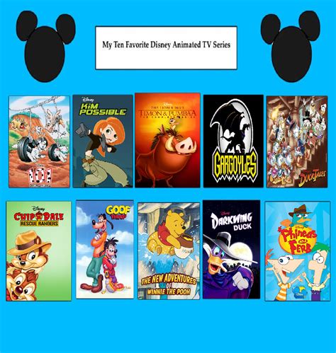 My Top 10 Favorite Disney Tv Cartoons By Perro2017 On Deviantart