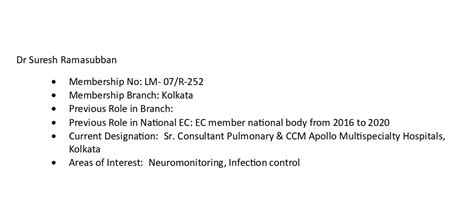 working committee indian society  critical care medicine