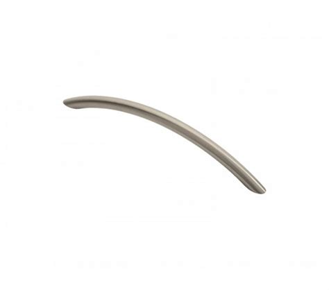 Fingertip Design FTD450 Sleek Bow Cabinet Pull Satin Nickel