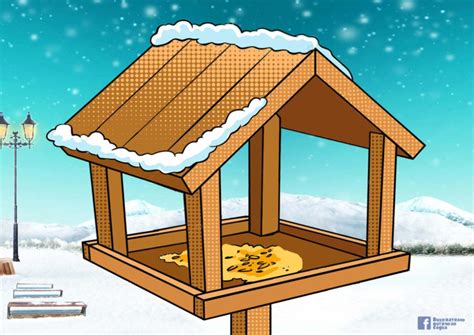 Накорми птиц. Шаблоны для зимней аппликации. #зима... | Интересный ...