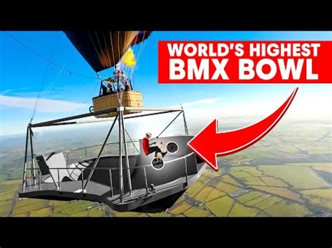 Kriss Kyle Rides BMX At Ft Under A HOT AIR BALLOON Jason
