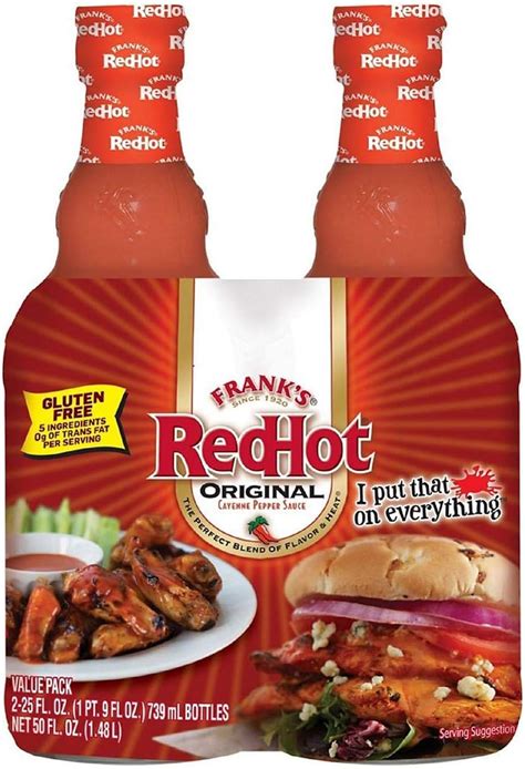 Amazon Franks Red Hot Sauce FL OZ Pack Of Grocery Gourmet Food