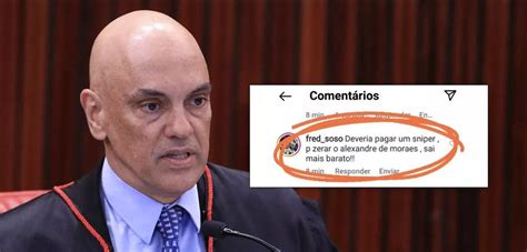 Bolsonarista Ameaça Matar Alexandre De Moraes Deveria Pagar Um Sniper