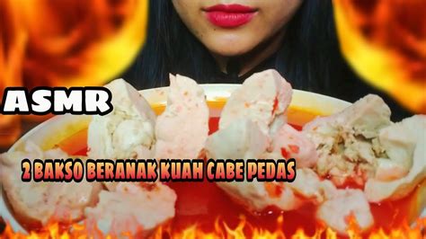 PEDAS GILAASMR 2 BAKSO BERANAK KUAH CABE SUPER PEDASBIBIR JONTOR