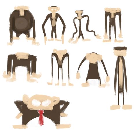 Ben Hudson's Animation Blog: Monkey Visual Development Drawings