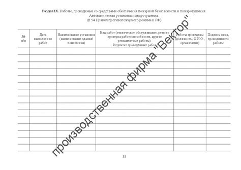 Журнал эксплуатации систем противопожарной защиты 2022 образец заполнения
