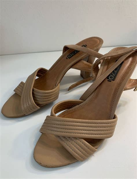 Salto Nude Arezzo Sand Lia Feminina Arezzo Usado Enjoei