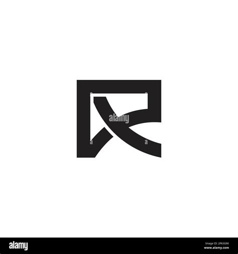 Letter Rl Linked Geometric Line Logo Vector Stock Vector Image And Art