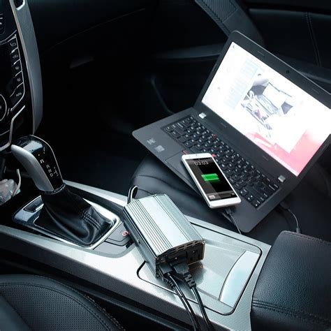 400W Car Power Inverter with 2 Outlets & 2 USB Cha... – Vicedeal