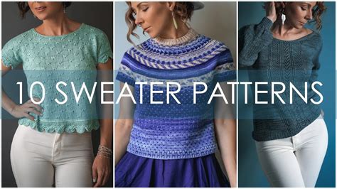 Easy Sweater Patterns To Knit This Fall Plus Bonus Patterns And A