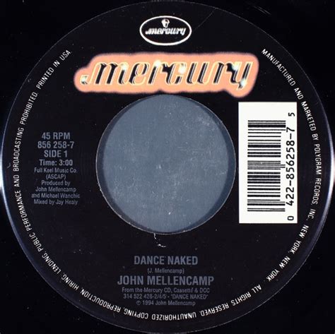 John Mellencamp Dance Naked 1994 Vinyl Discogs