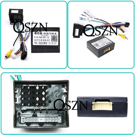 CANBUS 박스 PSA RZ 15, 푸조 206 307 301 2008, 시트로엥 엘리시 케이블 어댑터, 안드로이드 자동차 ...