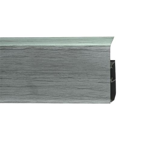 Пластиковый плинтус Royce 80 мм 333 Серебристый Жемчуг в официальном ...