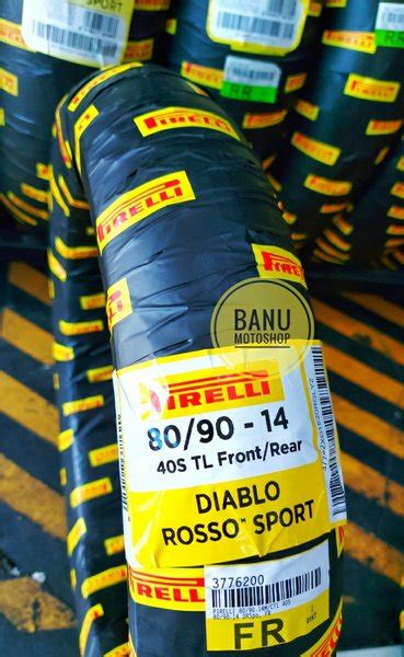 Jual Pirelli Diablo Rosso Sport Uk 80 90 Ring 14 For Matic Di Lapak