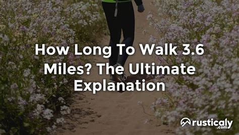 how long to walk 3 miles