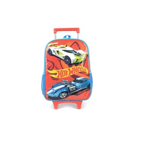 Mochila Hot Wheels Rodas Laranja