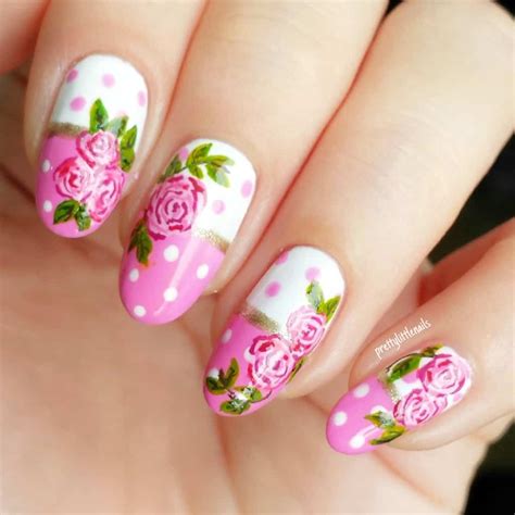 25 Rose Nail Art To Adorn Your Pretty Nail Naildesigncode