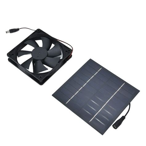 Cnmf Solar Powered Exhaust Fan 10w Single Fan Waterproof Solar Panel Fan Kit For Chicken Coops