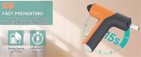 Amazon Romech Cordless Hot Glue Gun Auto Dispensing Craft Glue Gun With Pcs Glue Sticks