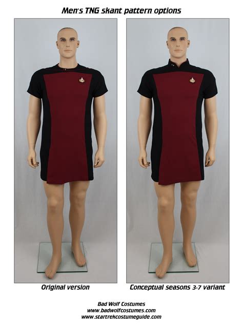 Star Trek Sewing Pattern TNG Skant The Next Generation Starfleet