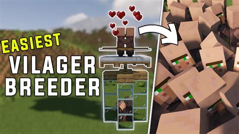 Minecraft Easiest Villager Breeder Tutorial Infinite Villagers 1 20 1 19 Youtube