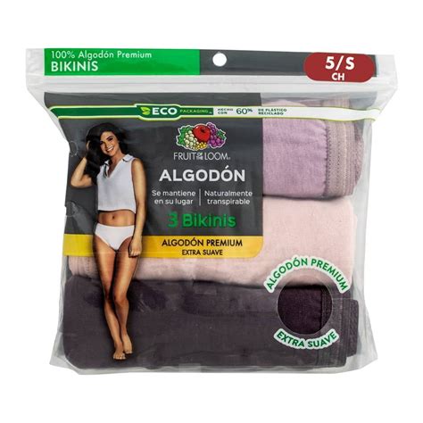 Bikini Fruit Of The Loom Talla Tonos Color Piel Piezas Walmart